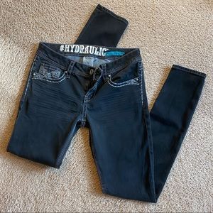 Hydraulic Bailey Super Skinny jeans, 7/8, dark denim